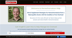Desktop Screenshot of hemochromatosishelp.com